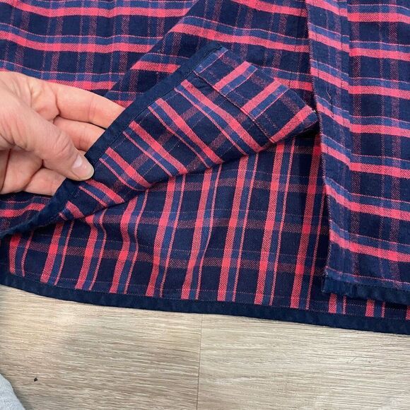 Scotch & Soda Men's Purple Red Flanel Cotton Shirt I'm pure indigo sz S - Picture 8 of 12